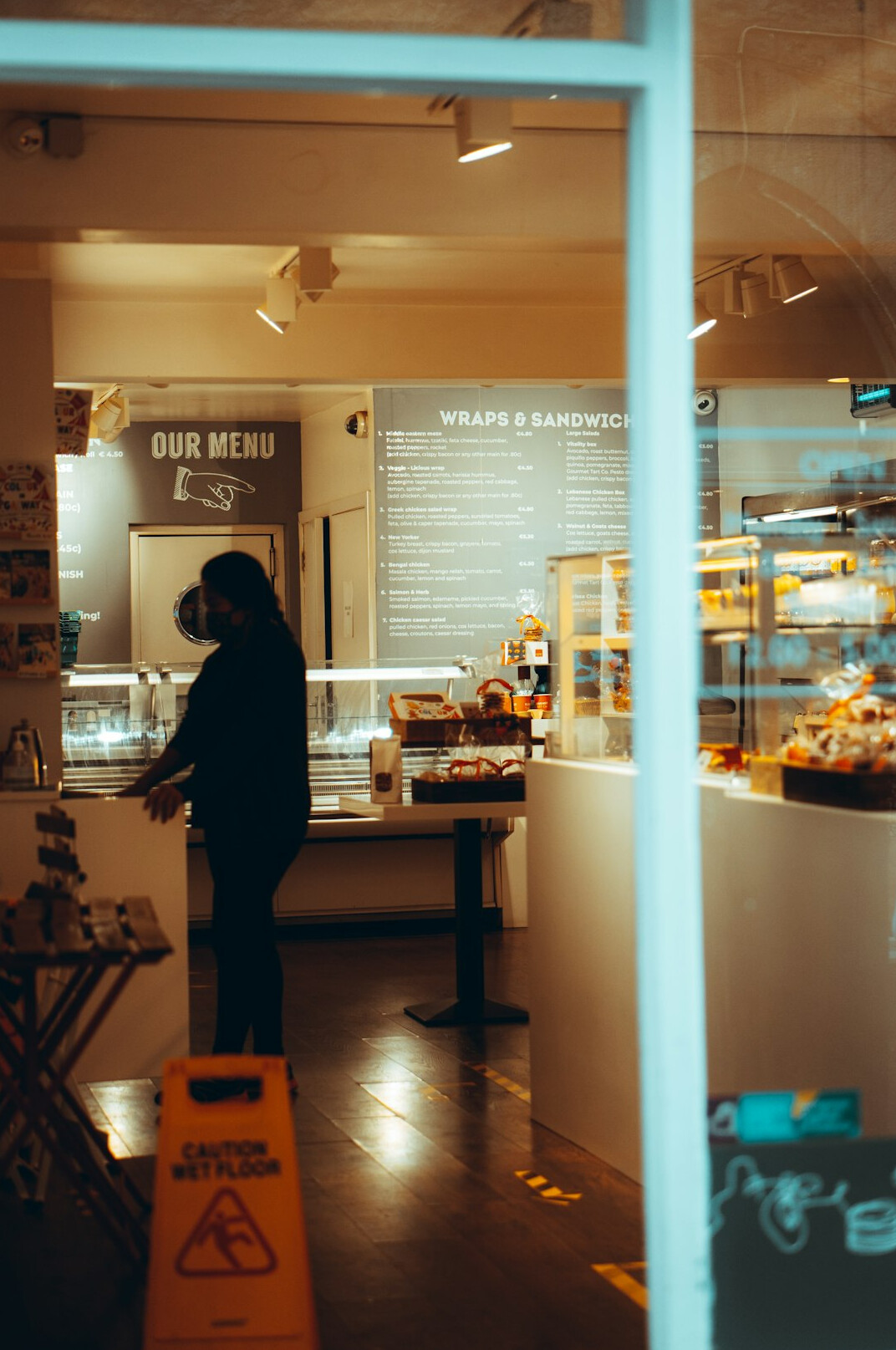store security guard watching customers